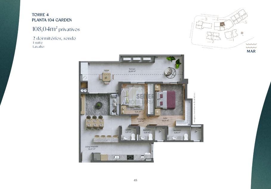 Apartamento a venda villa maggiore