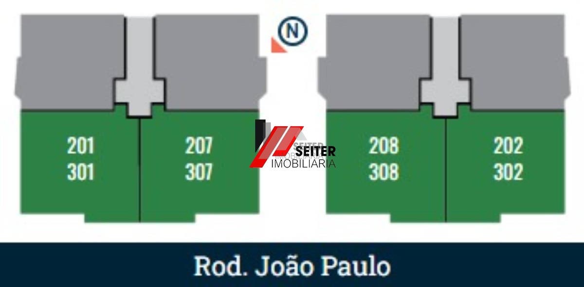 Apartamento de 3 dormitorios com suite novo a venda Joao Paulo