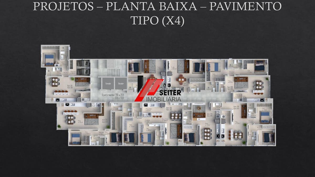 Apartamento de 2 dormitórios a venda no bairro Trindade