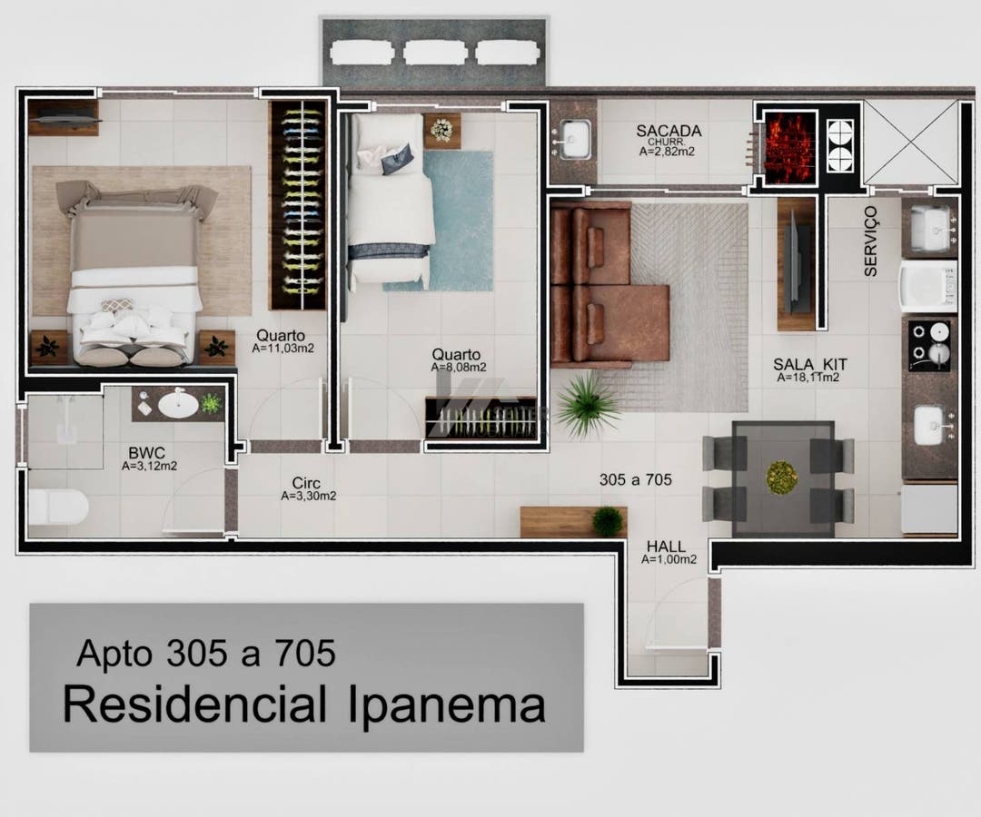 Apartamento 2 quartos a venda Florianopolis Carvoeira