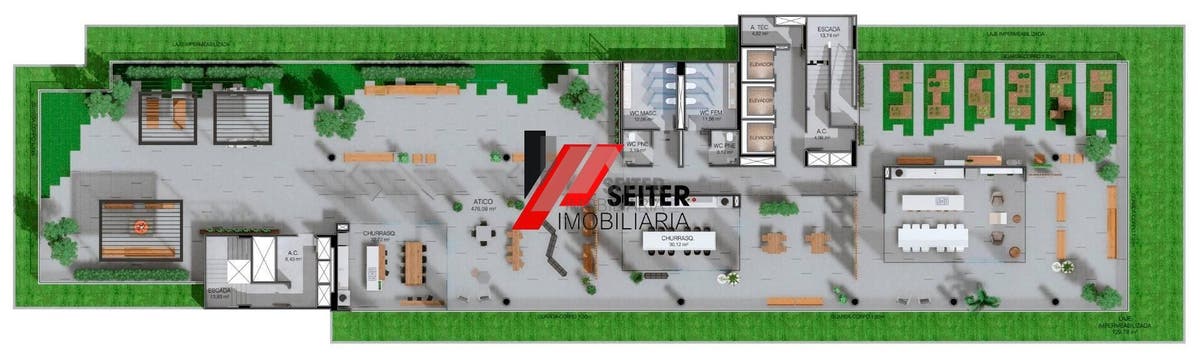 Apartamento Tipo Studio a Venda Próximo da Ufsc com Mais de 44M2 de Área Privativa