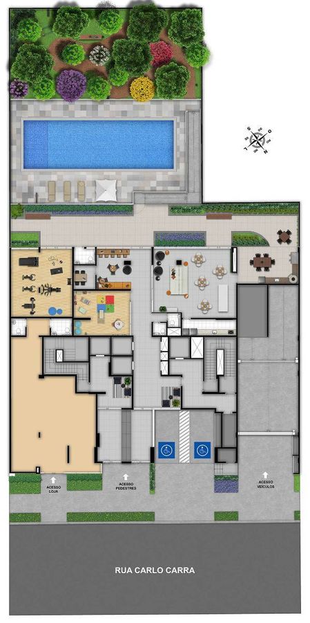 C290 construtora telar pronto 86 metros 03 dormitórios suíte
