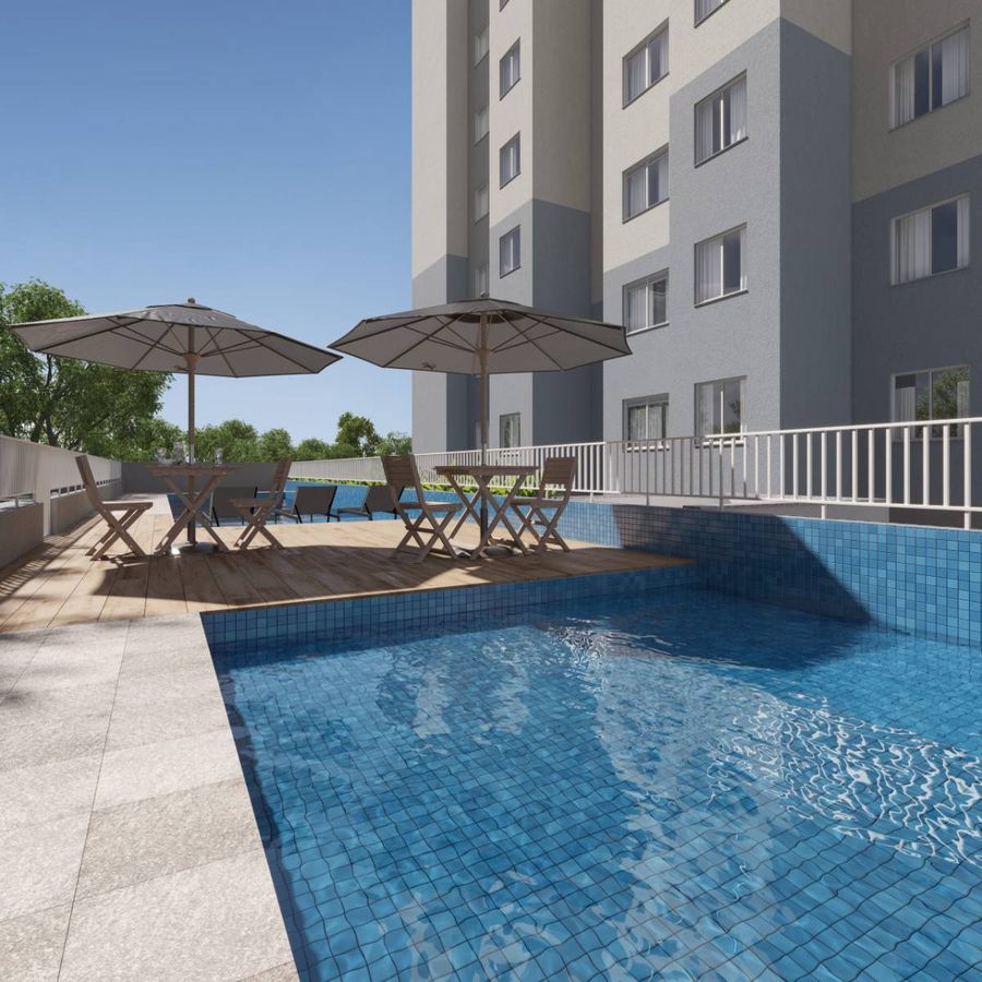 Solarium home club construtora danpris construção 34 metros 