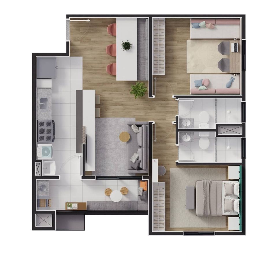Hm maxi santa bárbara construtora hm construção 65 metros 02