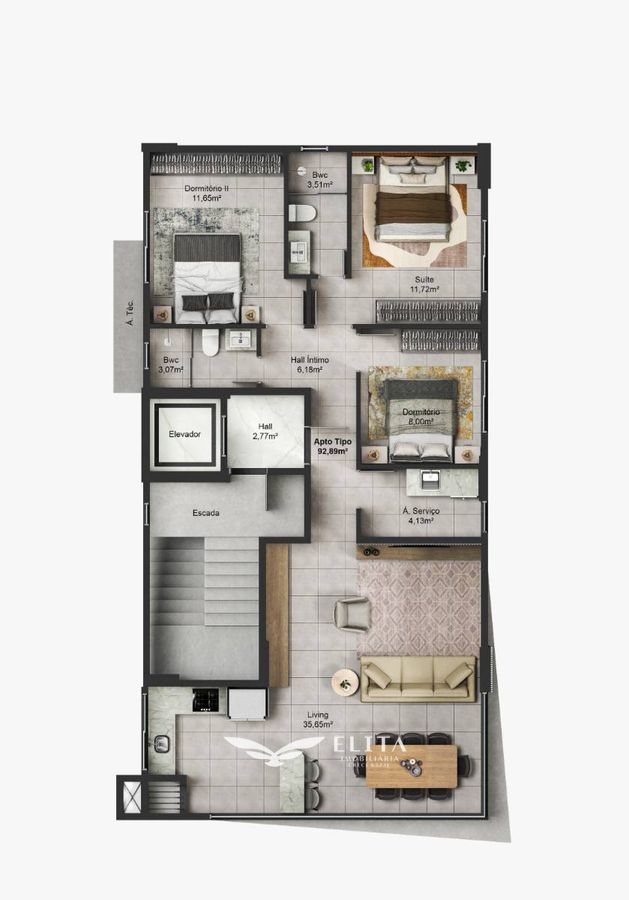 Residencial › Apartamento para Venda, bairro Itajuba , em Barra Velha /SC Cód.: 2081