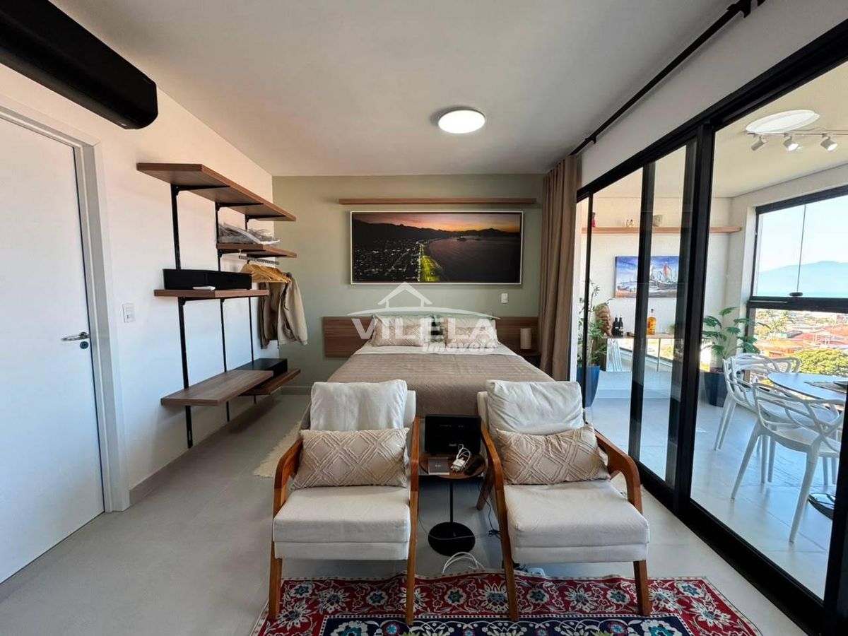 Estudio moderno- mobiliado- venda e locação definitiva- praia das palmeiras -caraguatatuba-sp