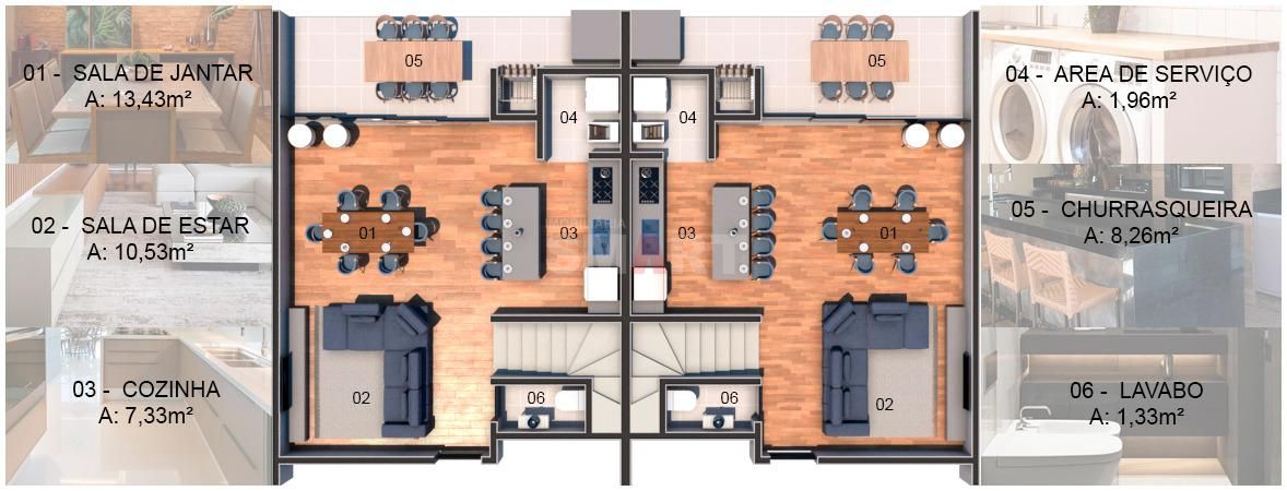 Casa Geminada No Três Rios do Sul Bavária em Jaraguá do Sul