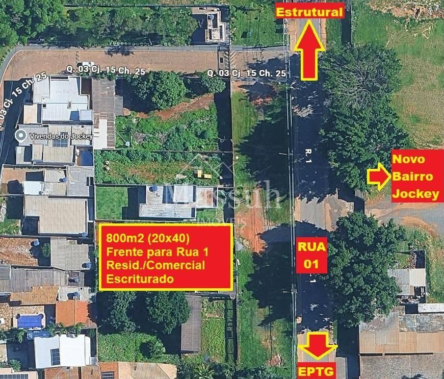 VICENTE PIRES - LOTE ESCRITURADO - ACEITA FINANCIAMENTO- A POUCOS METROS DO NOVO JOCKEY - Casa em Setor Habitacional Vicente Pires, Brasília - à venda - Massuh Imóveis