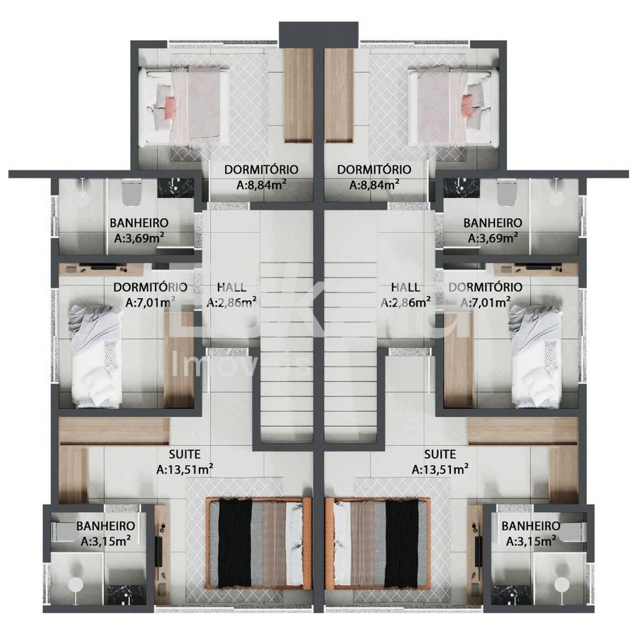 Sobrado, 3 quartos, 135 m² - Foto 3