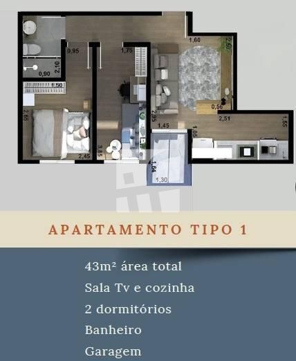 Apartamento com 2 quartos, Vila Bela - Franco da Rocha