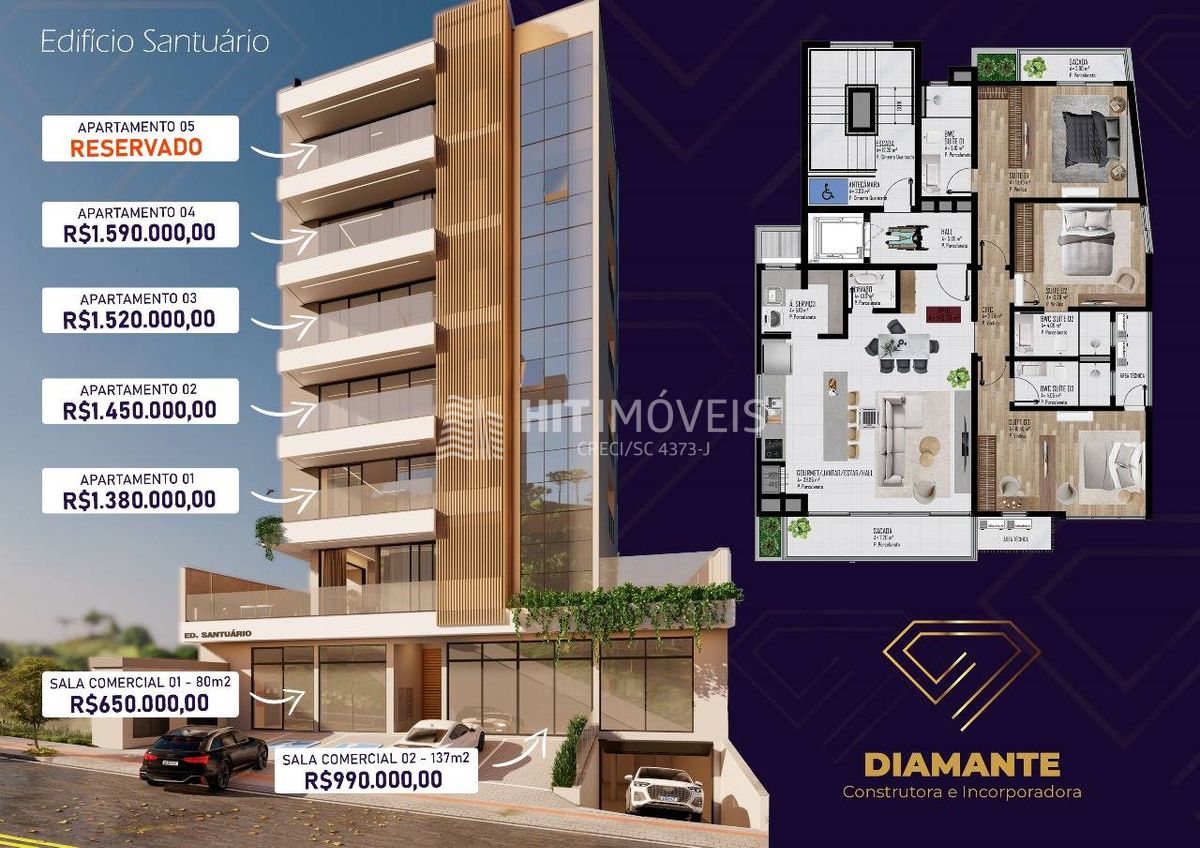 Apartamentos - gruta - ituporanga - sc