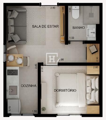Apartamento com 1 quarto à Venda, Jardim Anália Franco - São Paulo