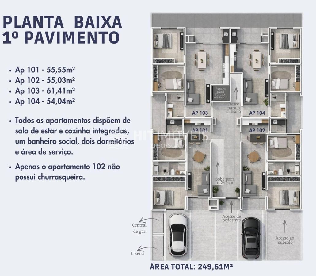 Apartamento - gabiroba - ituporanga - sc