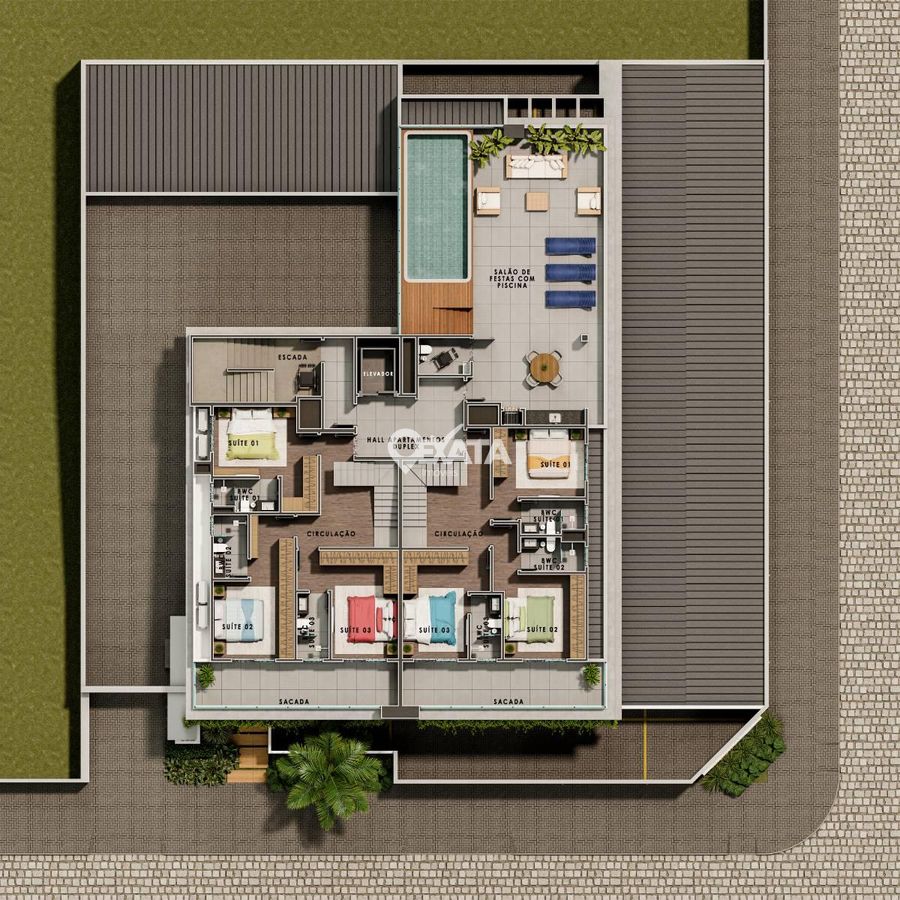 Apartamento, 3 quartos - Foto 59
