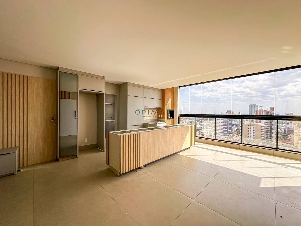 Apartamento semimobiliado vista lago para locação com 1 suíte + 2 quartos, CENTRO - TOLEDO/PR
