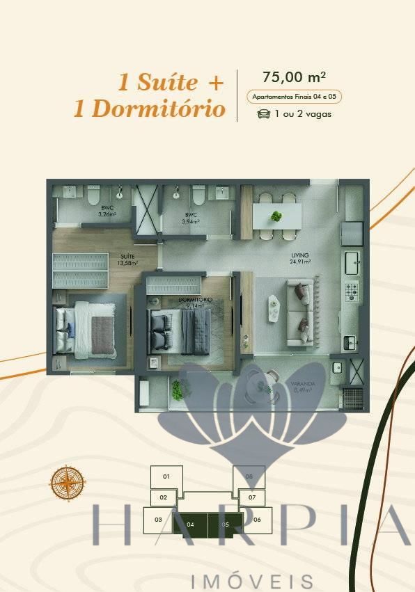 Apartamento, 1 quarto, 42 m² - Foto 35