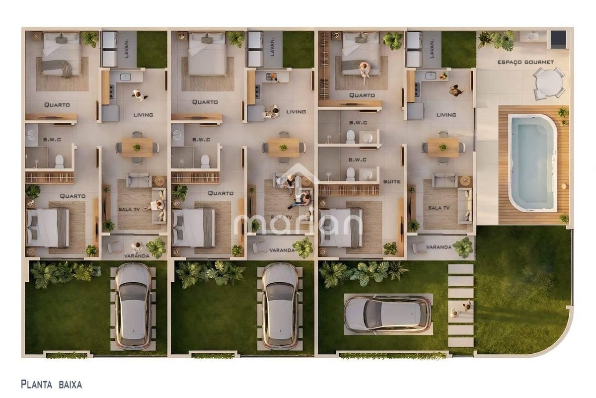 Casa, 2 quartos, 58 m² - Foto 4