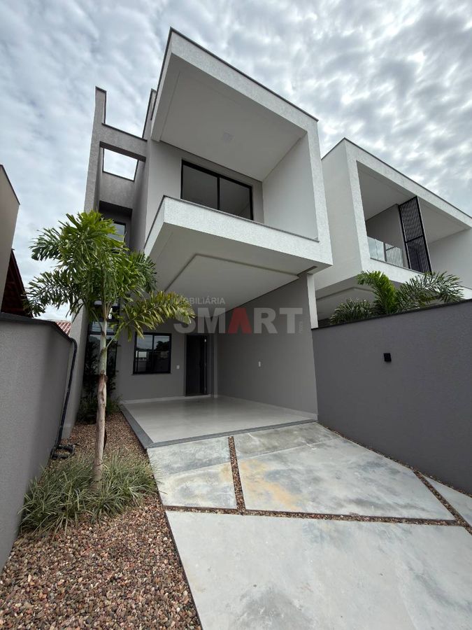 Geminado novo 1 suíte + 2 quartos em fase final de construção