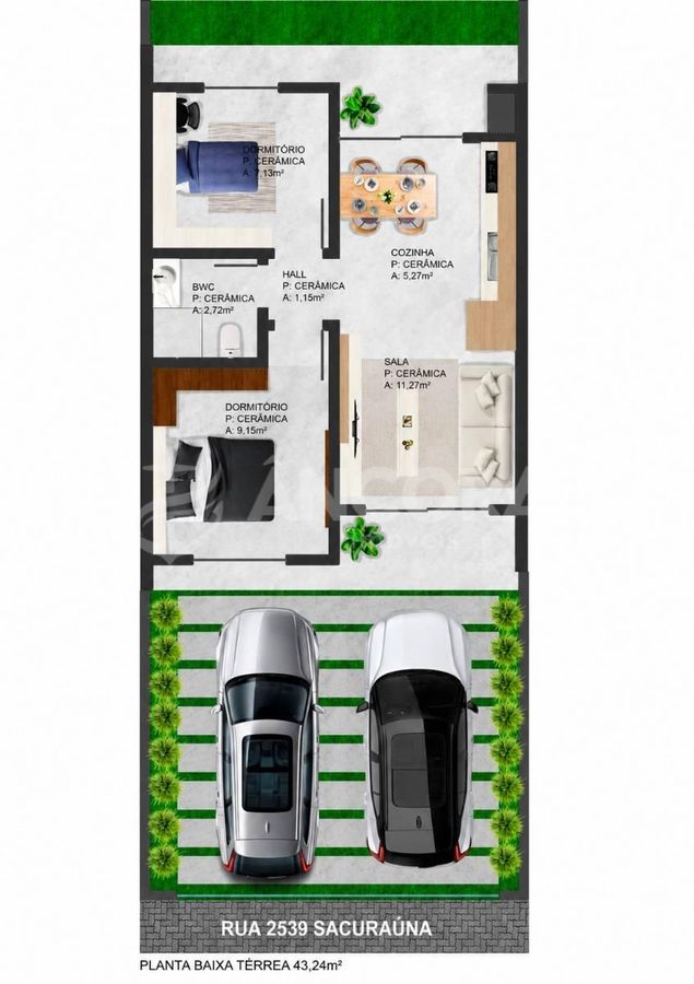 Casa, 2 quartos, 43 m² - Foto 19