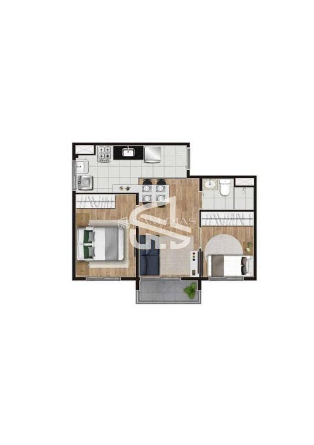 Apartamento, 2 quartos, 37 m² - Foto 15