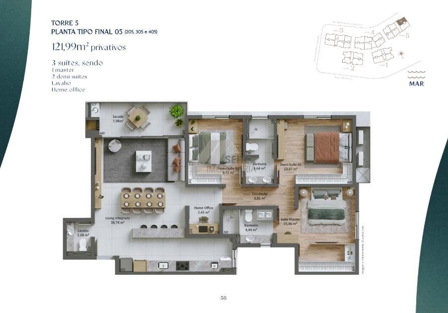 Apartamento a venda villa maggiore