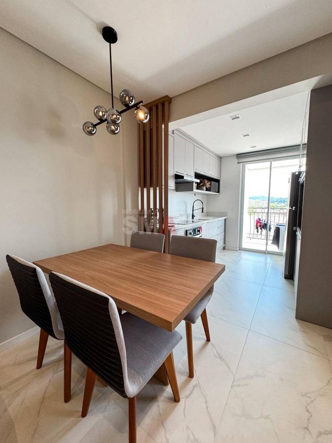 Apartamento Semimobiliado com 1 Suíte e 1 Quarto no Bairro Nova Brasília
