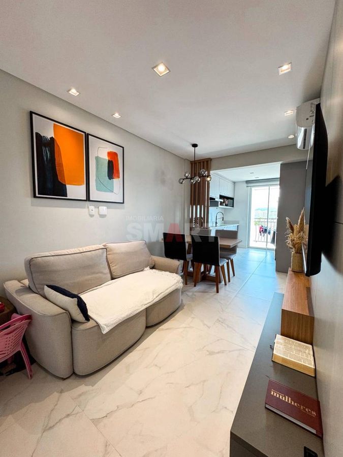 Apartamento Semimobiliado com 1 Suíte e 1 Quarto no Bairro Nova Brasília