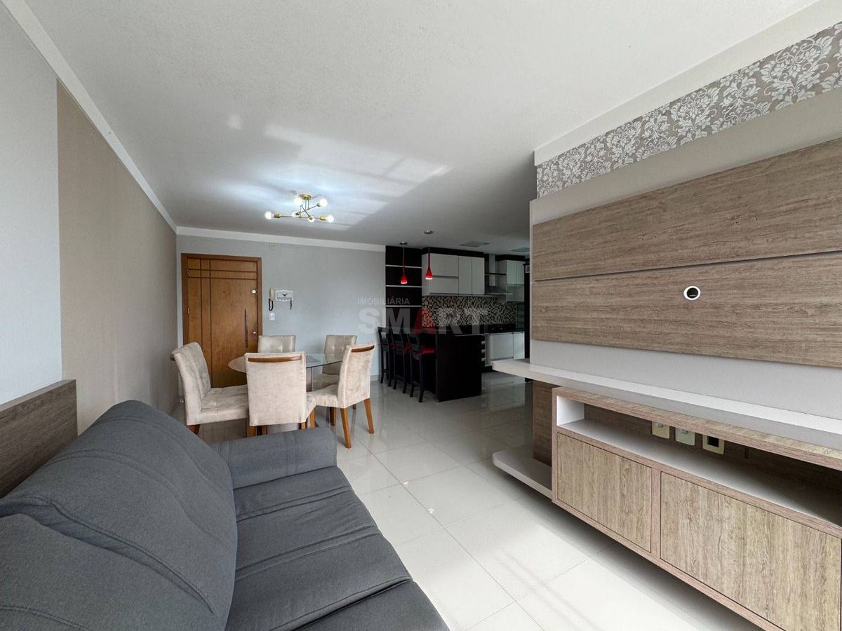 Apartamento com 1 Suíte +1 Quarto Mobiliado no Centro