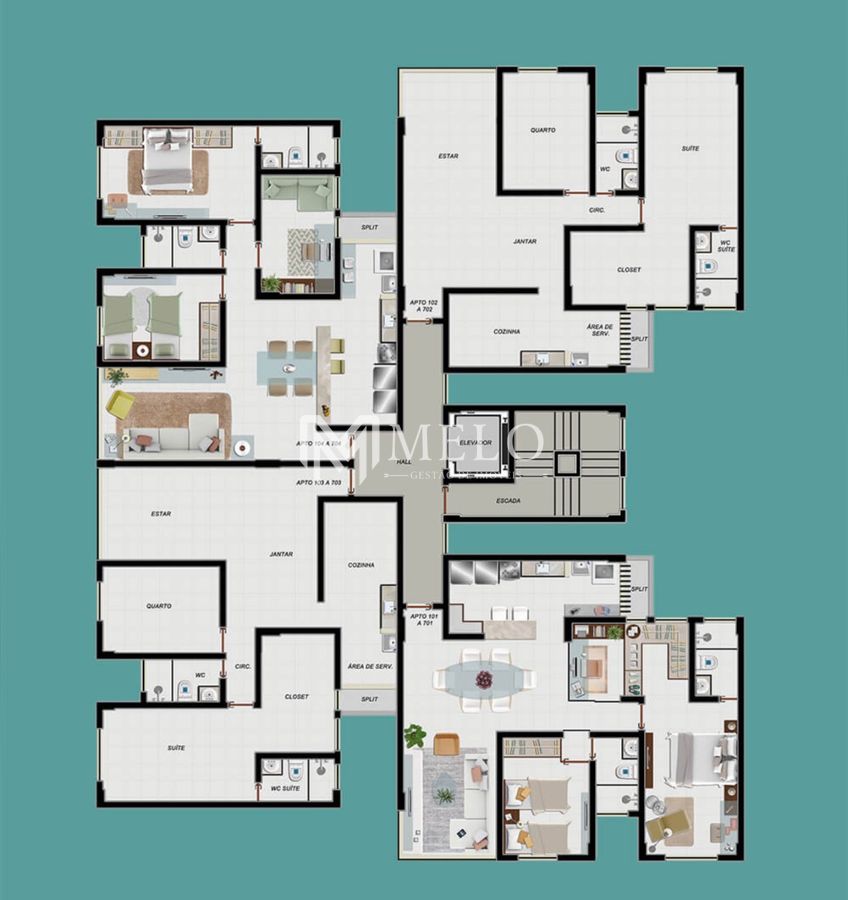 Apartamento, 3 quartos, 83 m² - Foto 11