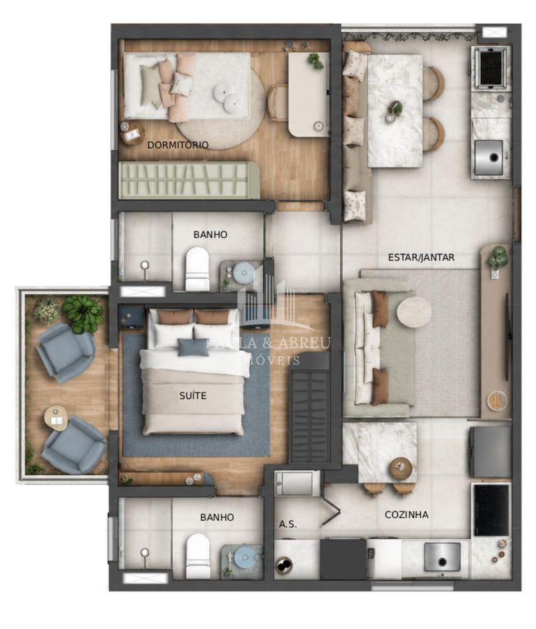Apartamento, 2 quartos, 53 m² - Foto 19