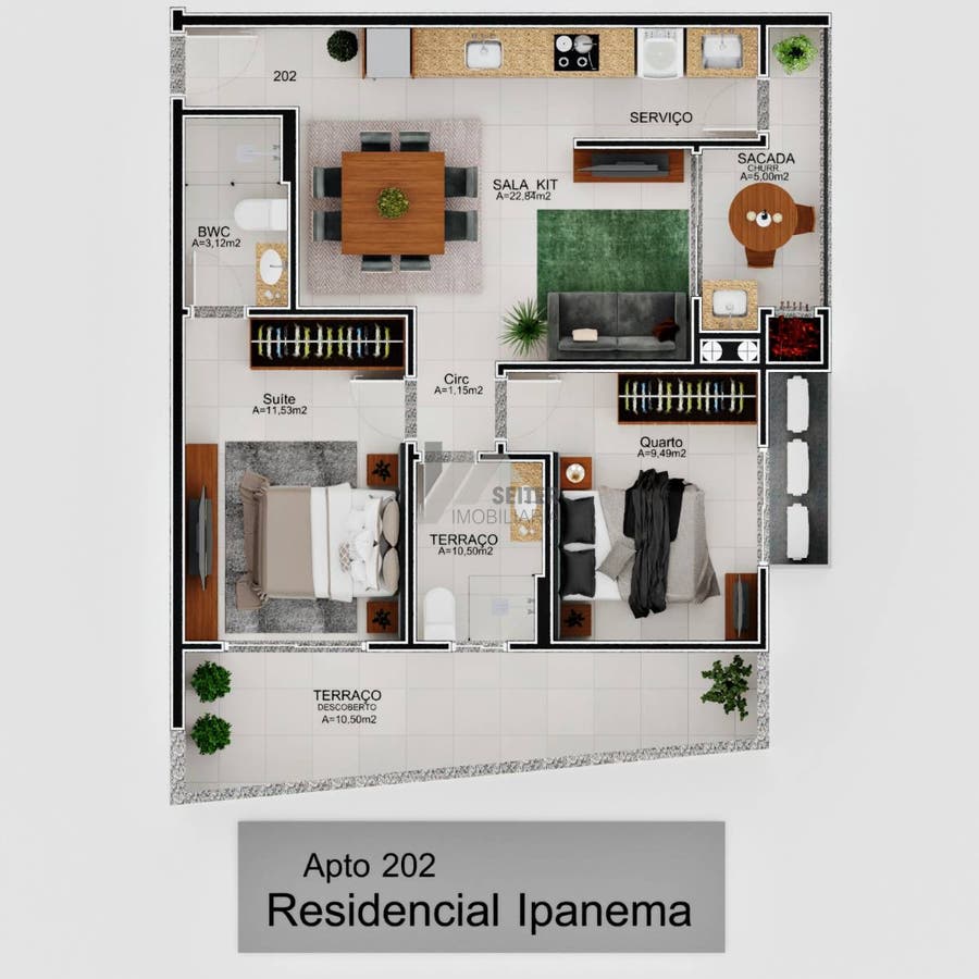 Apartamento 2 quartos com suite a venda Florianopolis Carvoeira