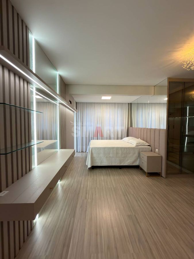 Apartamento Mobiliado no Centro com 3 suítes