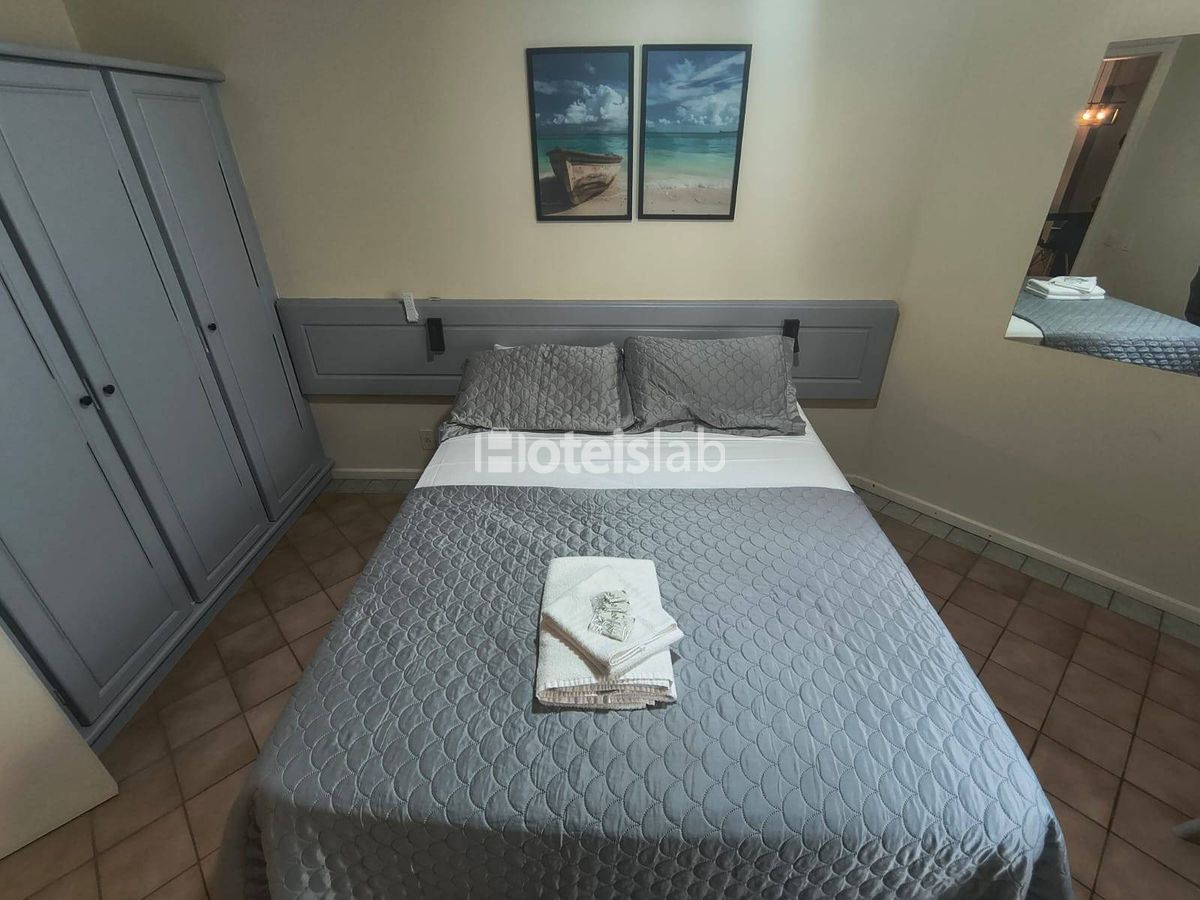 Lindo apartamento de 1 quarto no condomínio de frente para o mar Merit Plaza