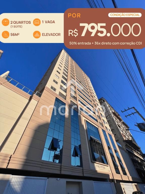 Apartamento a 350m da praia com 2 quartos, Morretes - Itapema
