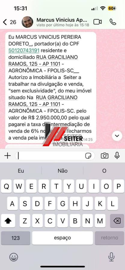 Apartamento à venda Agronômica em Florianópolis