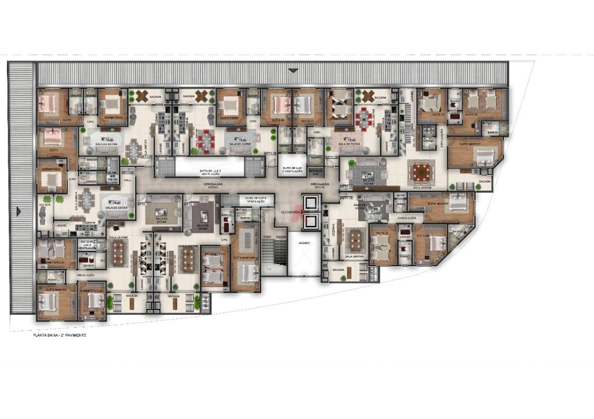 Apartamento no Jaraguá Esquerdo Residencial São Tomás