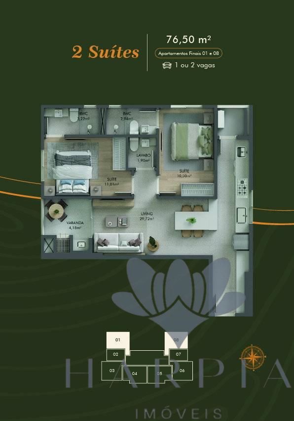 Apartamento, 1 quarto, 42 m² - Foto 36
