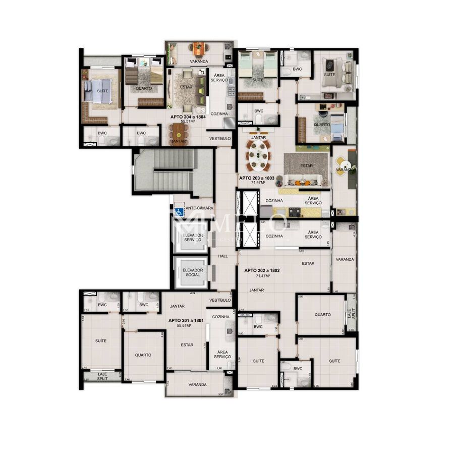 Apartamento, 2 quartos, 56 m² - Foto 32