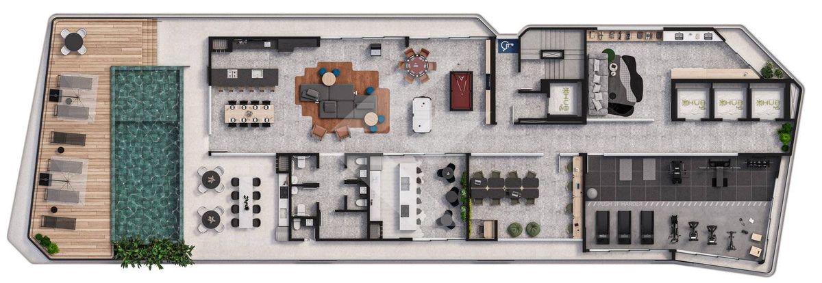 Flat/Apart Hotel, 1 quarto, 35 m² - Foto 19