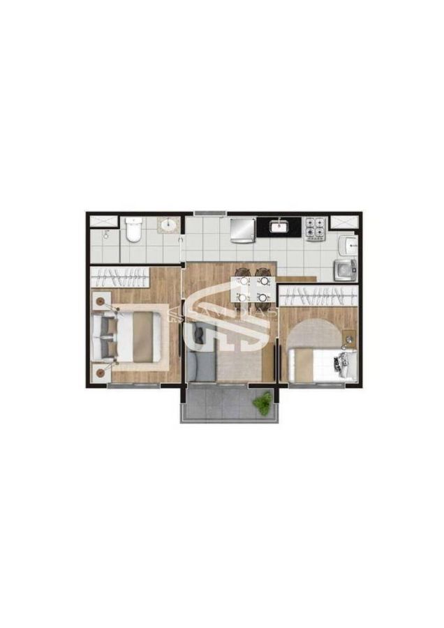 Apartamento, 2 quartos, 37 m² - Foto 16