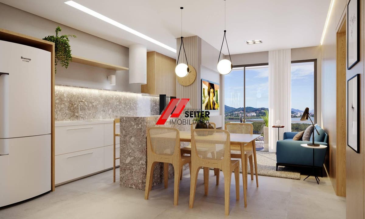 Apartamento de 2 Dormitórios sendo 1 Suíte a venda Jardim Cacupé Florianópolis.