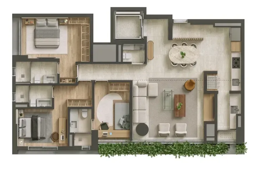 Tess brooklin construtora nortis construção 130 metros 03 su