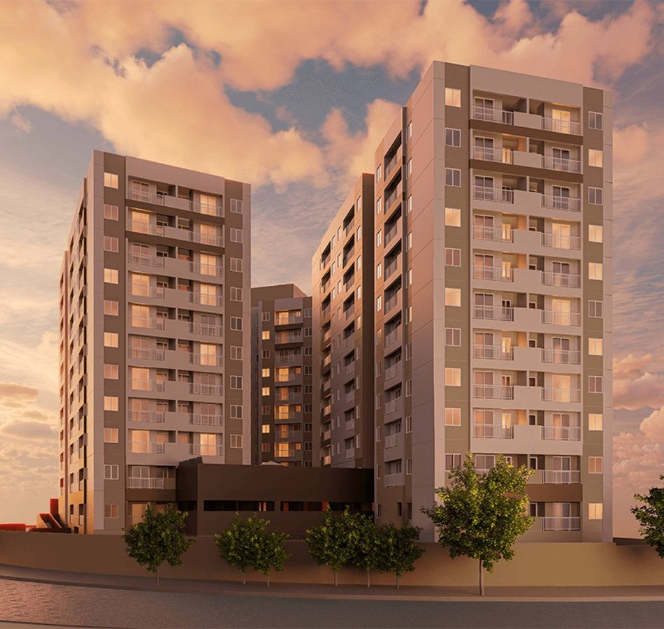 Nort limão construtora econ pronto para morar 39 metros 02 d