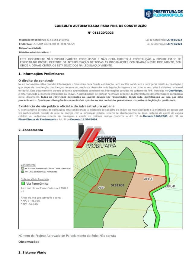 Terreno estratégico 27.886 m² em Santo Antônio de Lisboa, estudo técnico e potencial de regularização