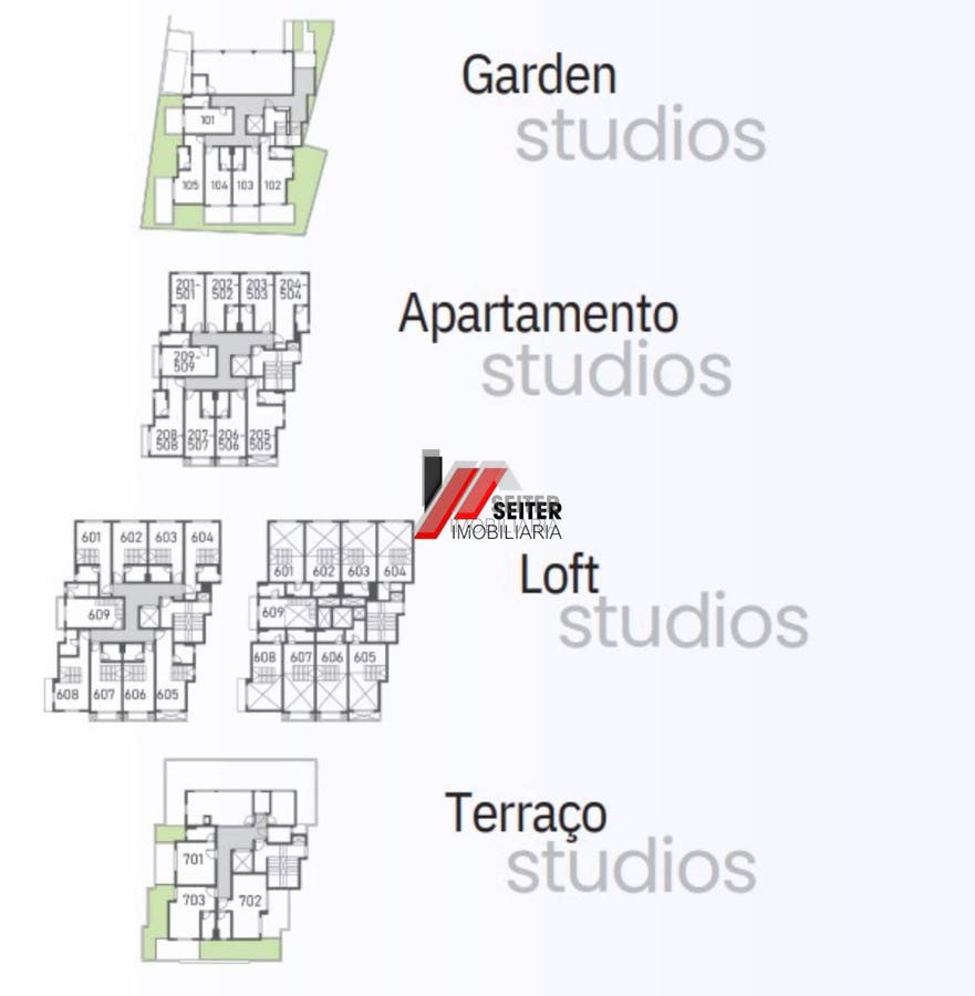 Studio Compacto à Venda em Florianópolis Smart 1 Trindade