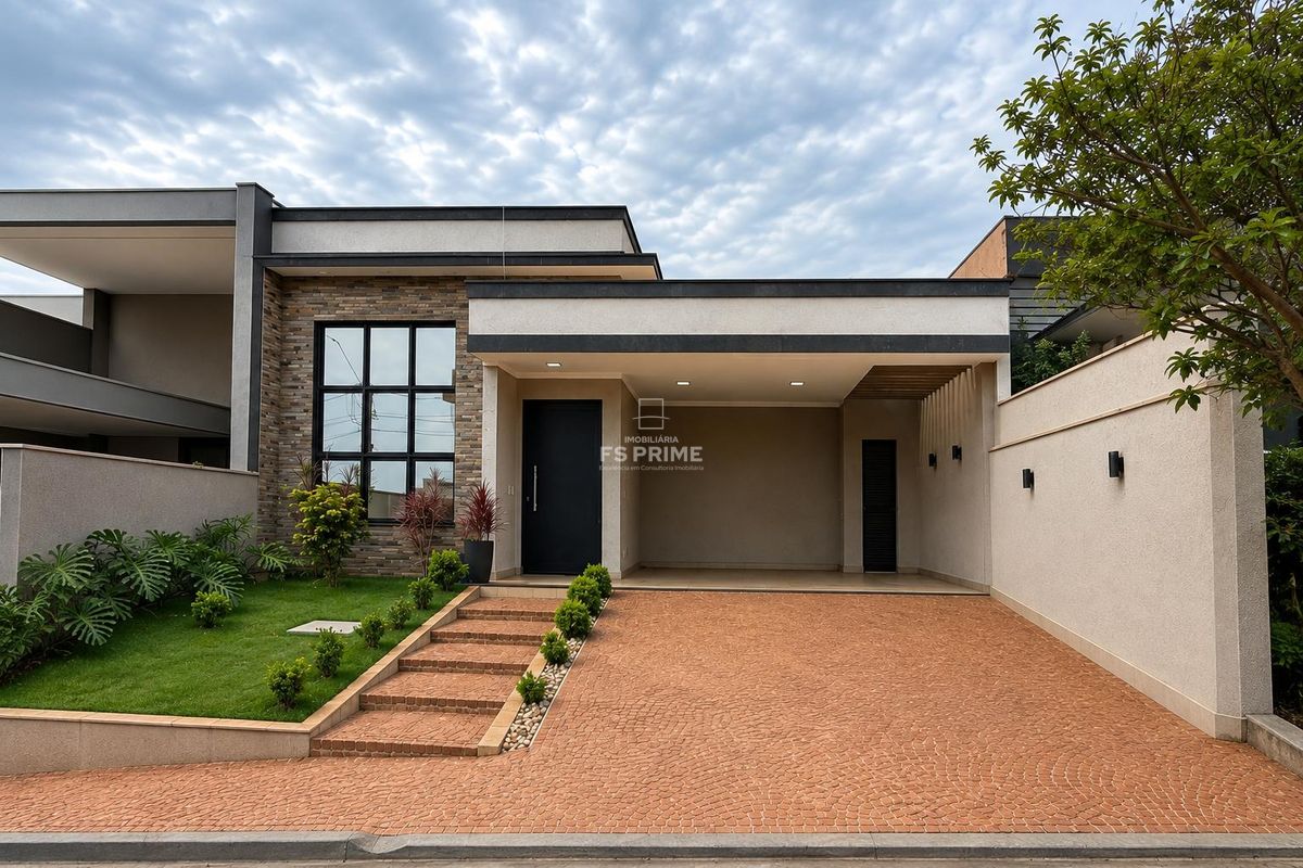 Casa térrea de 153m² com 03 suítes à venda em condomínio, Jardim San Marco 2 - Ribeirão Preto - Sp