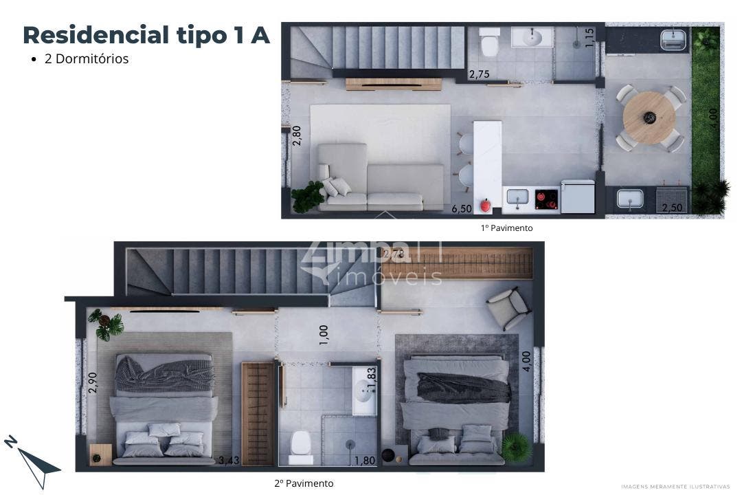 Casa de 2 quartos, 69m² no bairro Campo D'una, em Garopaba | Eu Corretor