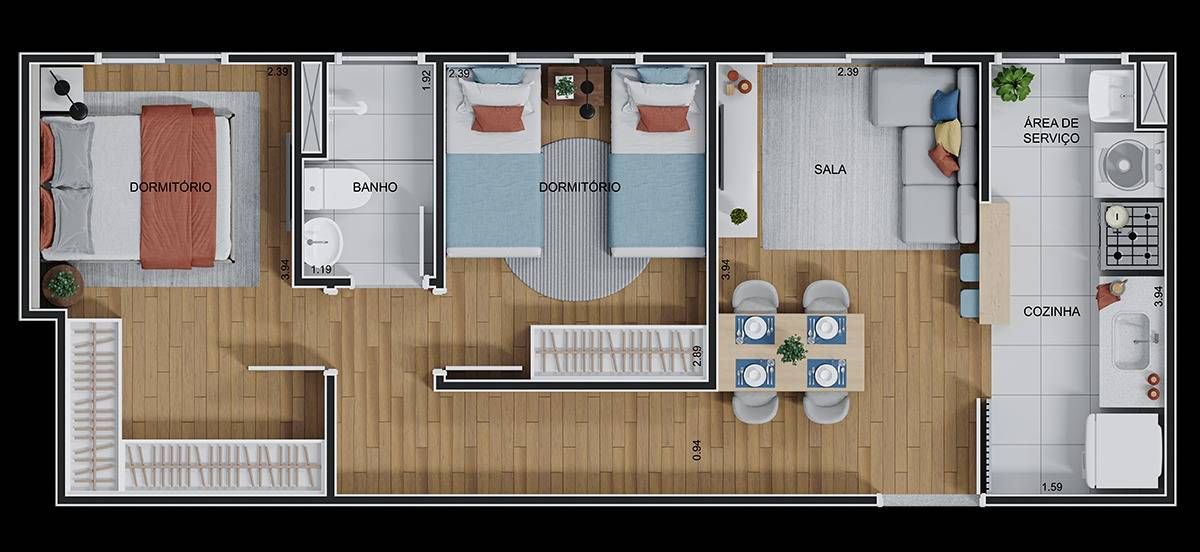 Hm smart freguesia construtora hm construção 40 metros 02 do