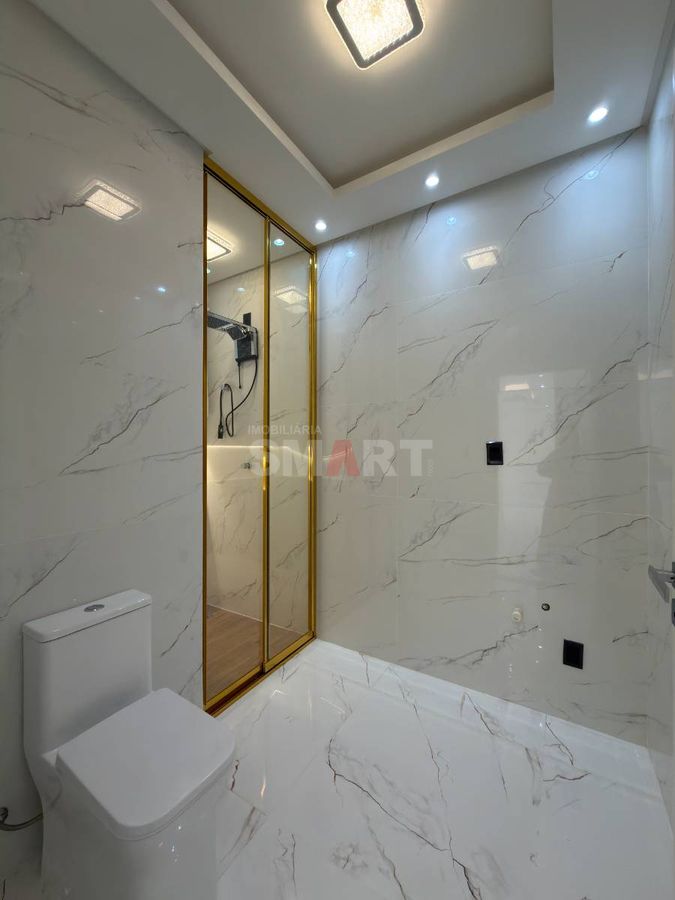 Casa Geminada com 1 Suíte + 2 Quartos + Piscina + Área de Festas Fechada