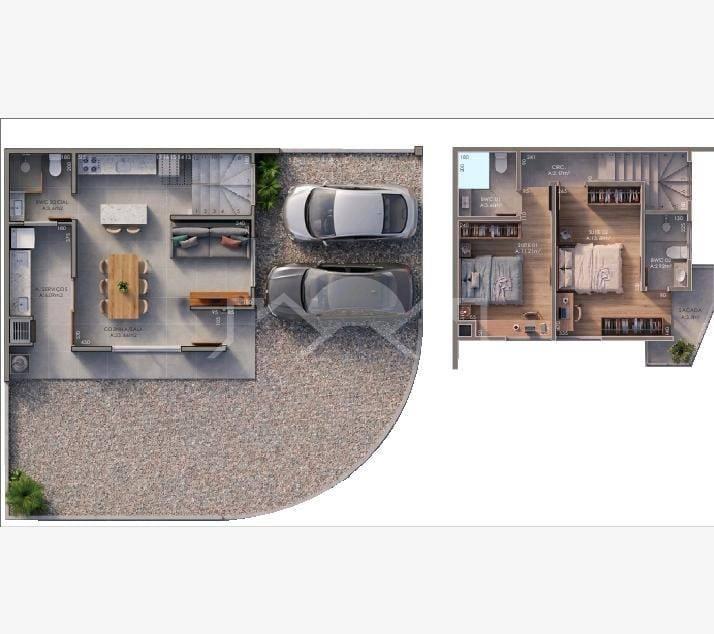 Sobrado, 2 quartos, 72 m² - Foto 5